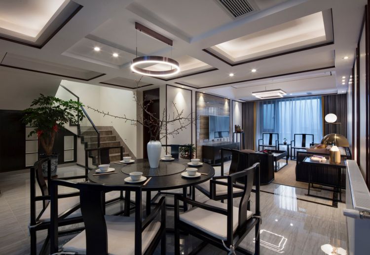 别墅大厅空间布局软装饰