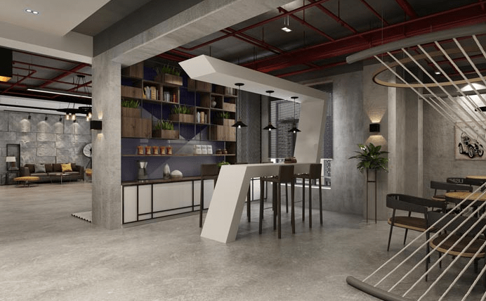 提升改造后的办公室效果图