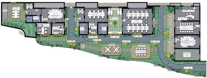 某办公楼平面方案图