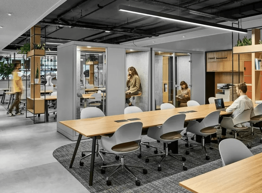 好的办公空间设计可以帮客户节省装修时间