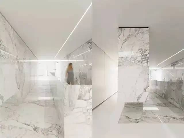 办公室装修石材地板效果图