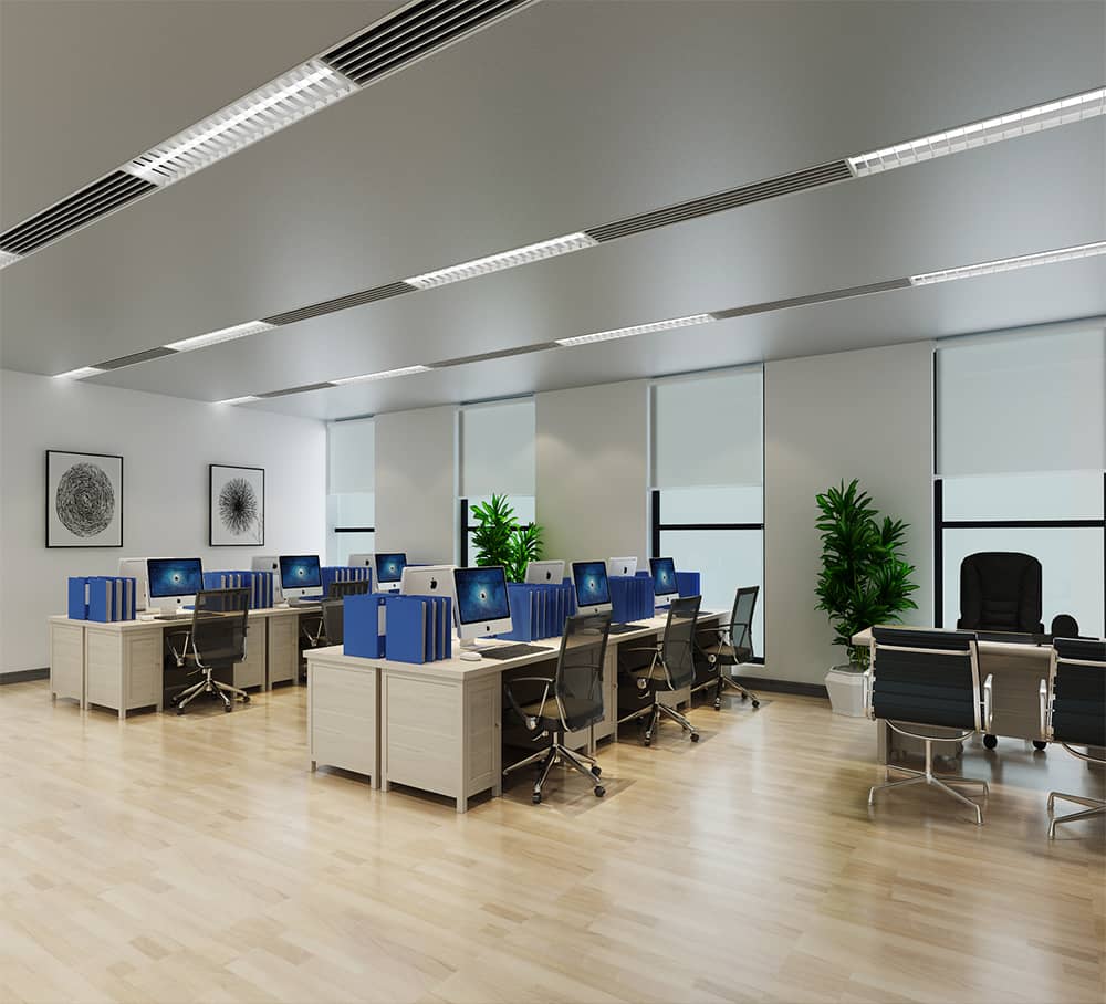 普通员工办公室装修设计欣赏